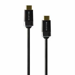 Belkin High Speed HDMI 1m HDMI cable HDMI Type A [Standard] Black (HDMI CABLEHIGH SPEED GOLD1M)
