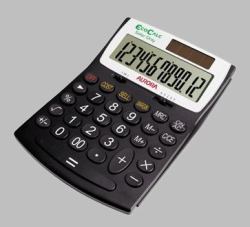 Aurora EC707 calculator Desktop Black (Aurora EC707 Handheld Calculator)