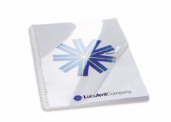 GBC Binding Cover HiClear PVC A5 240 Micron Clear (GBC 4400025 A5 240 Micron Clear PVC Covers)