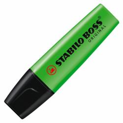 STABILO BOSS ORIGINAL marqueur 1 pièce[s] Pointe biseautée Vert (Stabilo BOSS Original Green [10])