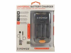 2-Power Universal Camera Battery Charger-Retail (Universal Camera Battery Charger-Retail)