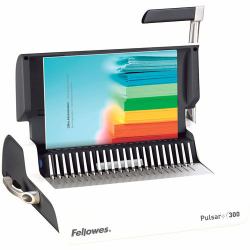 Fellowes Pulsar+ 300 300 feuilles Gris, Blanc (Pulsar+ 300 Manual Comb Binder EU/AU)