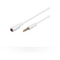 Microconnect IPOD003A audio cable 1 m 3.5mm White (Headphone & Audio Cable, 1m - 3.5mm Minijack extension Cable - Warranty: 12M)