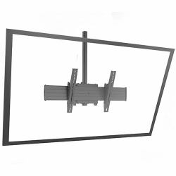 Chief XCM1U signage display mount 2.29 m [90"] Black (XCM1U - FUSION&trade; X-Large Single Pole Flat Panel Ceiling Mounts)