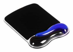 Kensington Tapis de souris Duo Gel coloris bleu/gris fumé 
