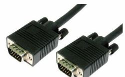 Cables Direct CDEX-221K VGA cable 1 m VGA [D-Sub] Black (CDL 1m SVGA Male to Male - Black)