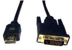 Cables Direct 10m HDMI-DVI-D Black (CDL 10m HDMI To DVI D Cable)