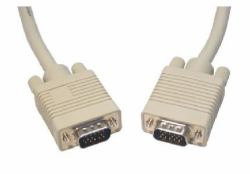 Cables Direct CDEX-260 VGA cable 15 m VGA [D-Sub] Beige (CDL 15m SVGA Male to Male Beige)