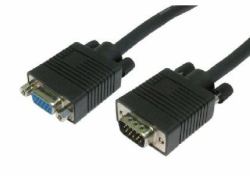 Cables Direct 10m SVGA VGA cable VGA [D-Sub] Black (CDL 10m SVGA Extension Cable Black)