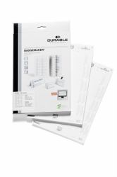 Durable BADGEMAKER Planches d'impression pour badge nominatifs Blanc 280 pièce[s] (Durable BADGEMAKER Inserts 34x74mm [280])