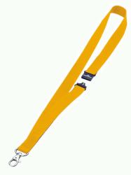 Durable 813704 badge et porte-badges Porte-badge Textile (Durable Lanyard Yellow 20mm [10])