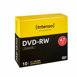 Intenso DVD-RW 4.7GB, 4x 4,7 Go 10 pièce[s] (Intenso - DVD-RW x 10 - 4.7 GB - lagri)
