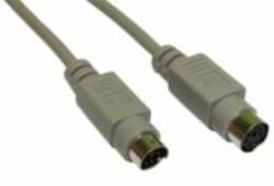 Cables Direct EX-103 PS/2 cable 3 m 6-p Mini-DIN Grey (CDL 3m PS/2 Extension Cable)
