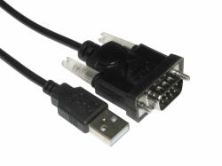 Cables Direct CDLSB-901 câble Série Noir 1 m USB Type-A DB-9 (CDL 1.2m USB to Serial Adapter)