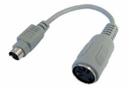 Cables Direct AD-300 câble de clavier/souris Beige 0,15 m (CDL 15CM PS/2 M - 5 PIN F ADAPTOR)