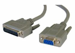 Cables Direct SL-503 serial cable Grey 3 m D9 D25 (CDL 3MTR D9F - D25M AT LASER)