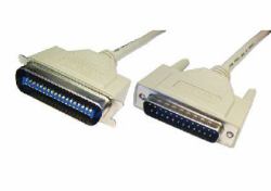 Cables Direct IE-105 parallel cable Beige 5 m (CDL 5m D25 [M] - 36 Centronic [M])