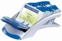 Durable VISIFIX desk rangement de cartes de visites Argent (Durable VISIFIX DESK VEGAS Silver)