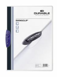 Durable Swingclip protège documents Polypropylène [PP] Bleu foncé (Durable SWINGCLIP A4 Folder Dark Blue [25])