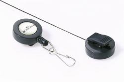 Durable 8221-58 Porte-badge avec enrouleur Noir 10 pièce[s] (Durable Snap Hook Badge Reel Charcoal [10])