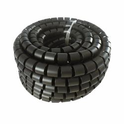 connektgear 10m Cable Tidy Spiral Wrap with Application Tool 20mm OD - Black (10M CABLE TIDY SPIRAL WRAP WITH - APPLICATION TOOL 20MM OD - BLACK)