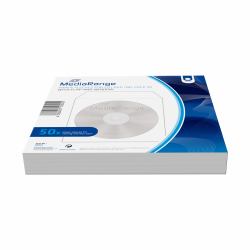 MediaRange BOX65 étui disque optique Housse 1 disques Blanc (CD/DVD Storage Media Case - 50pcs, Papir, White - Warranty: 12M)