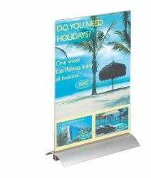 Durable PRESENTER A4 Acrylic Transparent (Durable Table Display PRESENTER A4 Clear)
