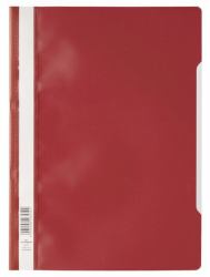 Durable 2573-03 protège documents Polypropylène [PP] Rouge, Transparent (Durable Clear View A4 Folder Red [50])