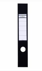 Durable ORDOFIX 60 mm étiquette auto-collante Rectangle Noir 10 pièce[s] (Durable ORDOFIX Spine Label 60mm Black [10])