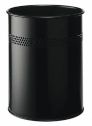 Durable 3300 Black Steel (Durable Perforated Waste Bin 15L Black)