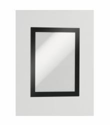 Durable 487101 cadre magnétique Noir (Durable DURAFRAME Adhesive A5 Black [2])