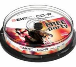 Emtec 52x, 10 pack CD-R 700 Mo 10 pièce[s] (CD-R 700MB 10pcs 52x CB - 23 - Warranty: 12M)