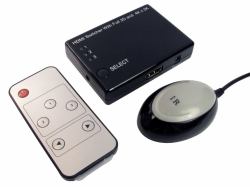 Cables Direct HD-SWTC433 video switch HDMI (CDL 3 Port HDMI Switch with Remote)