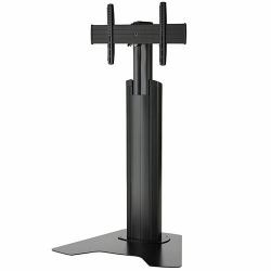 Chief MFAUB chariot et support multimédia Noir Ecran plat Panier multimédia (MFAUB - Medium Fusion Manual Height Adjustable Floor AV Stand)