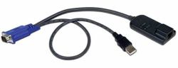 DELL A7485901 KVM cable Black (Server Interface Module for - VGA, USB keyboard, mouse - supporting virtual media, CAC and USB2.0 TAA compliant - Warranty: 12M)