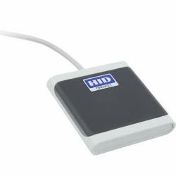 HID Identity OMNIKEY 5025 Intérieur USB 2.0 Gris lecteur de cartes à puce (5025CL Smart Card Reader - Contactless - Warranty: 24M)