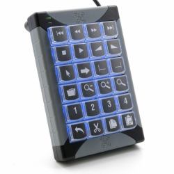 P&I Engineering XK-24 keyboard USB Black, Grey (PI Engineering X-Keys Programmable keyboard USB 24 key. [1Year warranty])