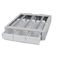 Ergotron 97-864 multimedia cart accessory Grey, White Drawer (STYLEVIEW SUPPLEMENTAL TRIPLE - STORAGE DRAWER)
