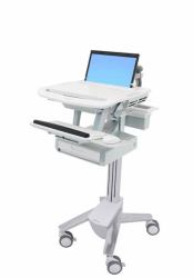 Ergotron StyleView Aluminium, Grey, White Laptop Multimedia cart (STYLEVIEW LAPTOP CART - 1 DRAWER)