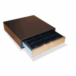 International Cash Drawer 3S-423 Acier inoxydable Noir (3S-423-B, 8/4, Black, STAR - 405 x 423 x 98mm, Slide-Out, - Coins:8, Notes:8, Small Standard, incl.: RJ12 conn. - Warranty: 12M)