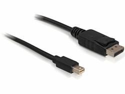DeLOCK 1m Displayport Cable mini DisplayPort Black (Delock Kabel Mini-DisplayPort <=> DisplayPort 1m)