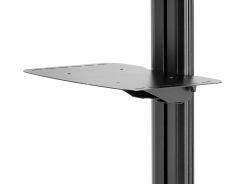 Peerless ACC-MS Accessoire panier multimédia Noir Métal Etagère (PEERLESS ACC-MS Metal Shelf for Trolley or Stand)