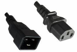 Microconnect PE030610 câble électrique Noir 1 m Coupleur C13 Coupleur C20 