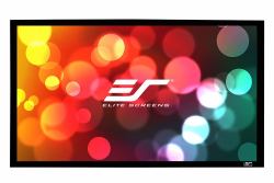 Elite Screens "Sable Frame ER100WH1" Rahmenleinwand 221,0cm x 124,0cm [BxH] 16:9 écran de projection 2,54 m [100"] (Elite SableFrame ER100WH1 - projektion)