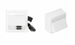 Vivolink WI221292 socket-outlet HDMI + DisplayPort + 3.5mm White (Wall box HDMI, DisplayPort - inc Thorsmann wall box . - Warranty: 12M)