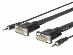 vivolink PROVGAMCS1.8 câble vidéo et adaptateur 1,8 m VGA [D-Sub] + 3,5 mm Noir 