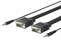 Vivolink PROVGAS30 câble VGA 30 m VGA [D-Sub] Noir (PRO VGA + AUDIO M - M - . - Warranty: 1188M)