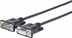 Vivolink PRORS2.0 câble Série Noir 2 m DB-9 (PRO RS232 CABLE M - F - . - Warranty: 1188M)