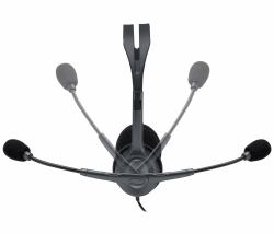 Logitech H111 Stereo Headset (OEM Logitech H111 Headset Wired Head-band Office/Call Center Grey)