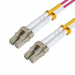 Microconnect FIB440403P InfiniBand/fibre optic cable 3 m LC Violet (LC-LC 3m OM4 Fibre Patch Cable - MM Duplex LSZH OD: 2mm, 0.3dB - Erica Violet - Warranty: 300M)